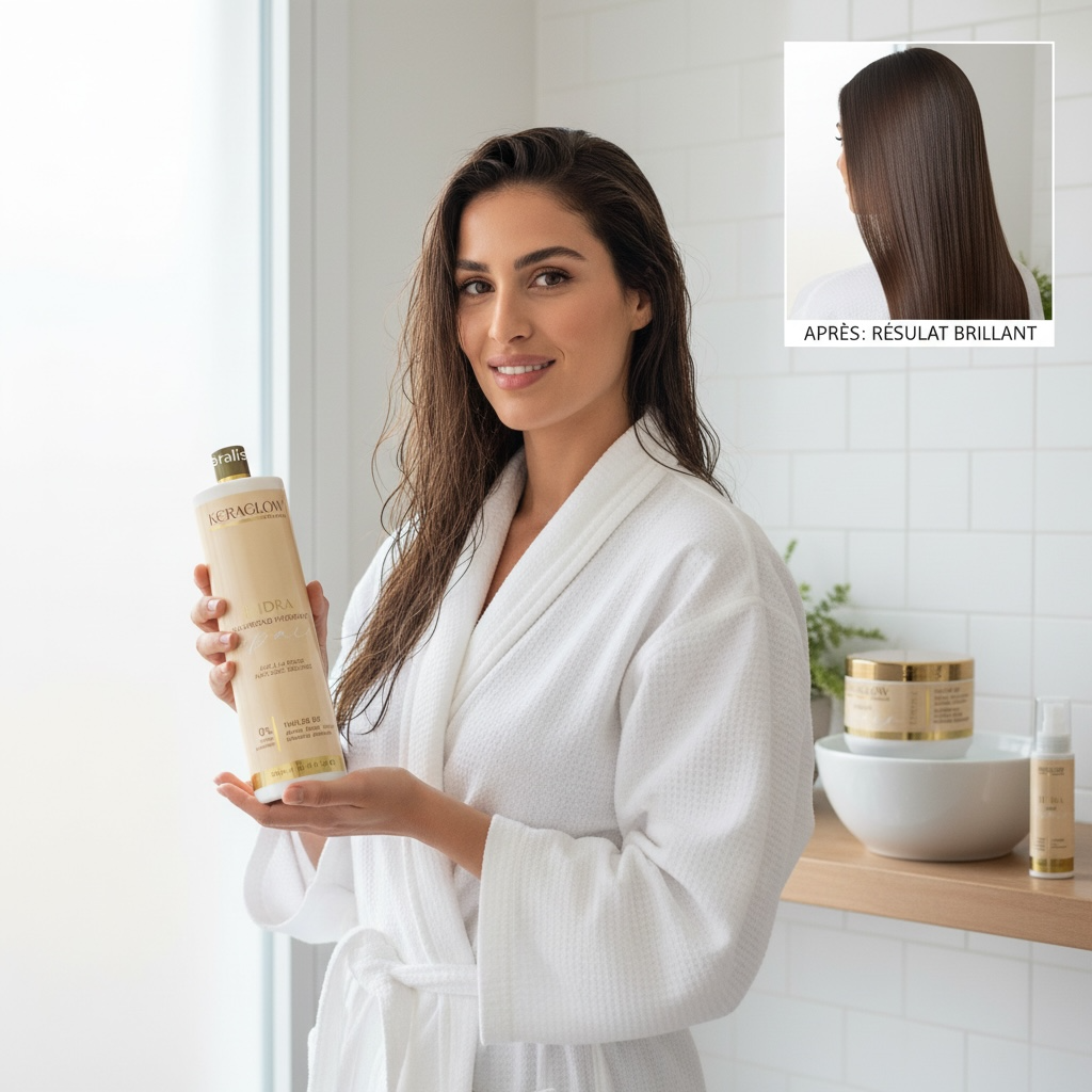 Entretien lissage Gamme complète Hydra Repair - Shampoing, masque, et sérum - sans SUlfate