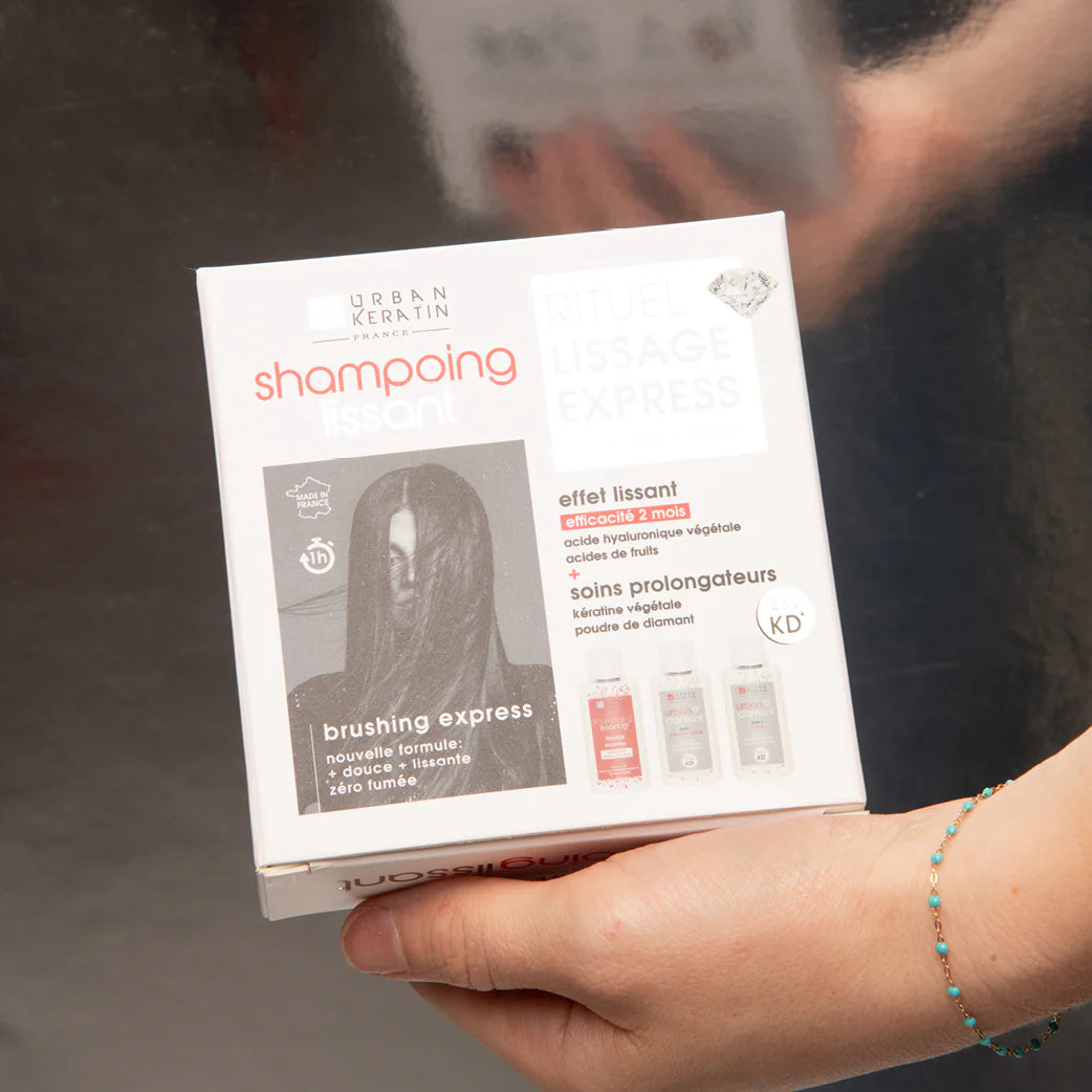 SHAMPOING LISSANT RITUEL LISSAGE EXPRESS 50 ML Urbain Keratin Made in France lissage français