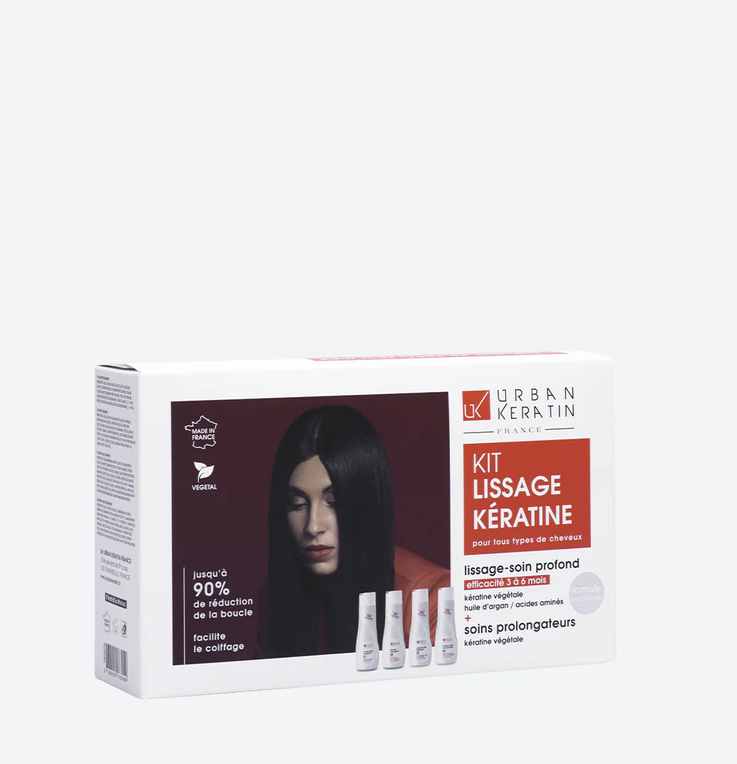 Mini mini, kit Lissage à la kératine, soin complet , made in France Urban Keratin