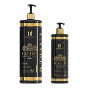 Queen Care Donna Indian Smoothing Treatment – ​​2 Produkte: Gloss + pH Balm 
