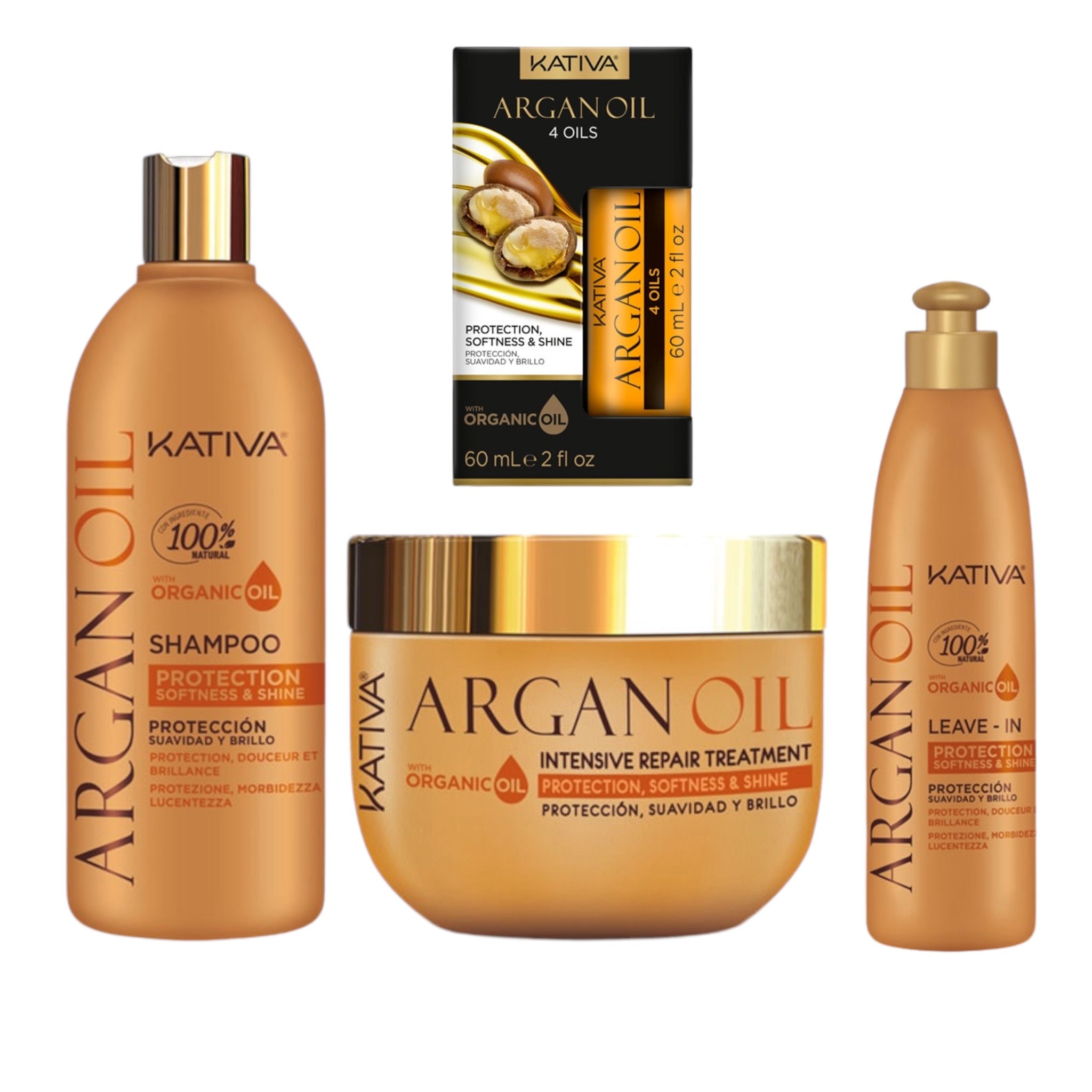 Coffret soin Cheveux kératine Argan sans sulfate