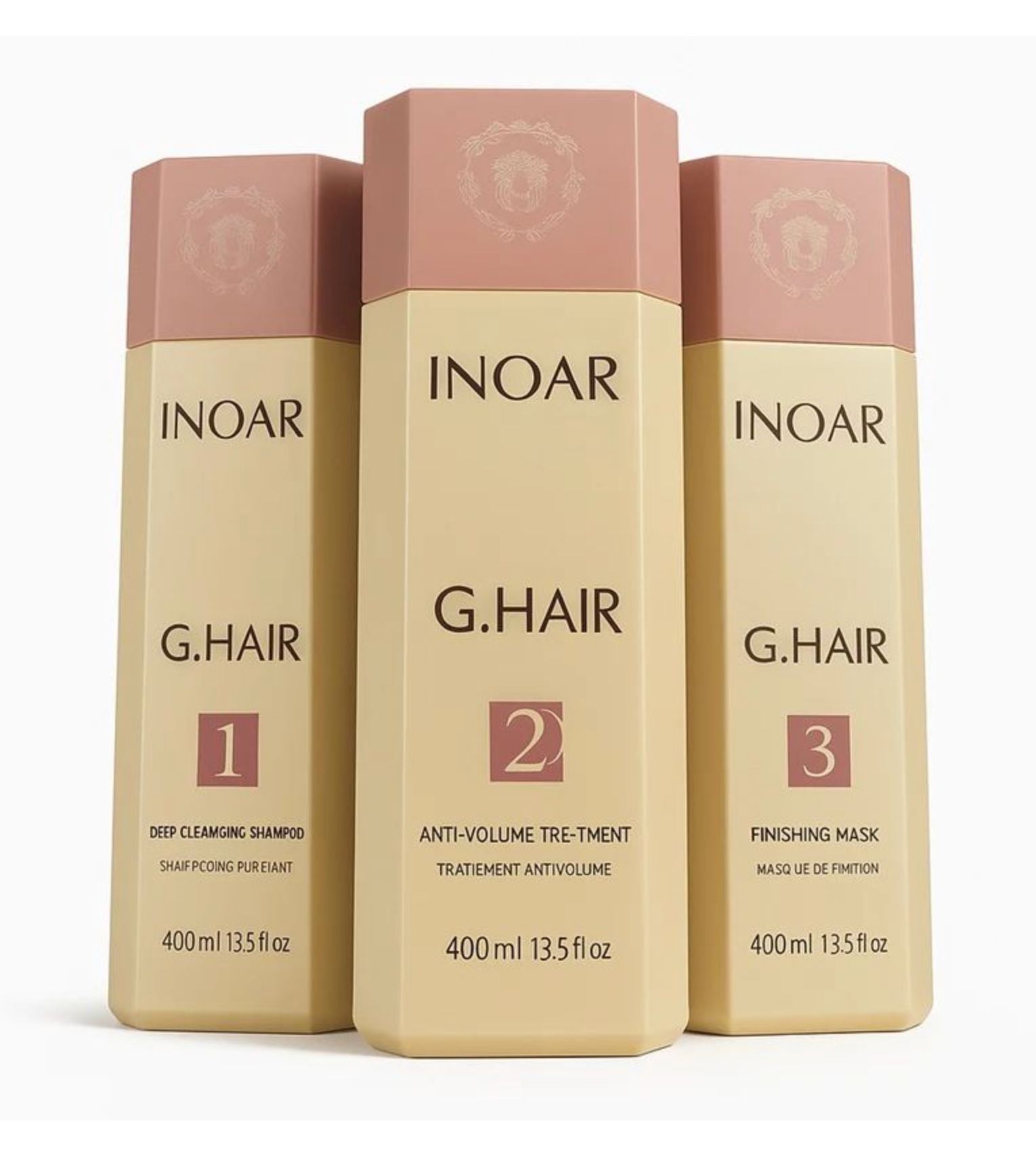 Lissage Brésilien Inoar Ghair kits de lissage brésilien GHAIR 3 produits