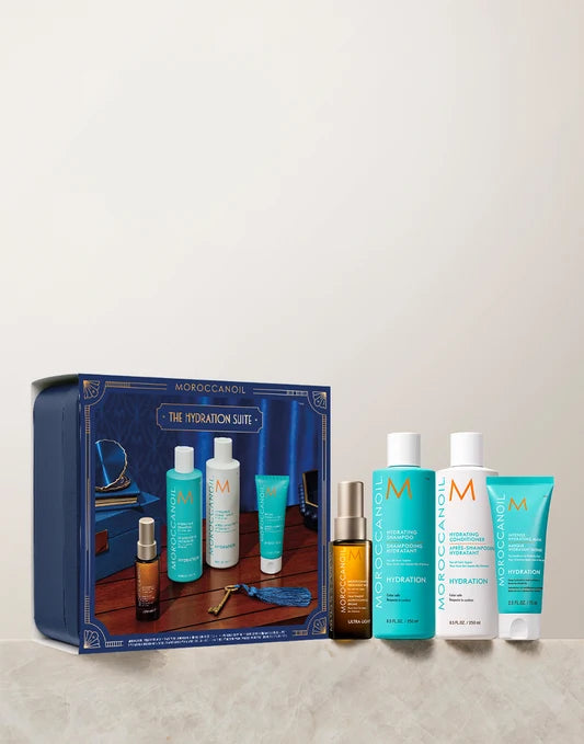 Moroccanoil Coffret Rituel Réparation — Trio Soin Shampoing + Après-Shampoing + Huile Treatment Cheveux Abîmés