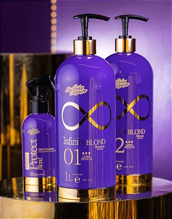 Infinity Blond – Spezielle Glättungsbehandlung für blondes und weißes Haar 