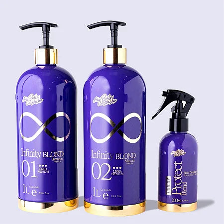 Infinity Blond – Spezielle Glättungsbehandlung für blondes und weißes Haar 