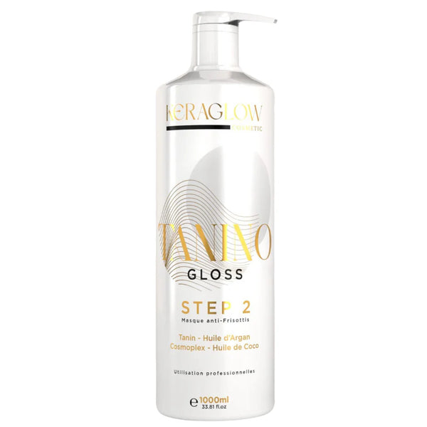 Lissage Colombien Keraglow TANINO GLOSS 1L + Shampoing clarifiant offert