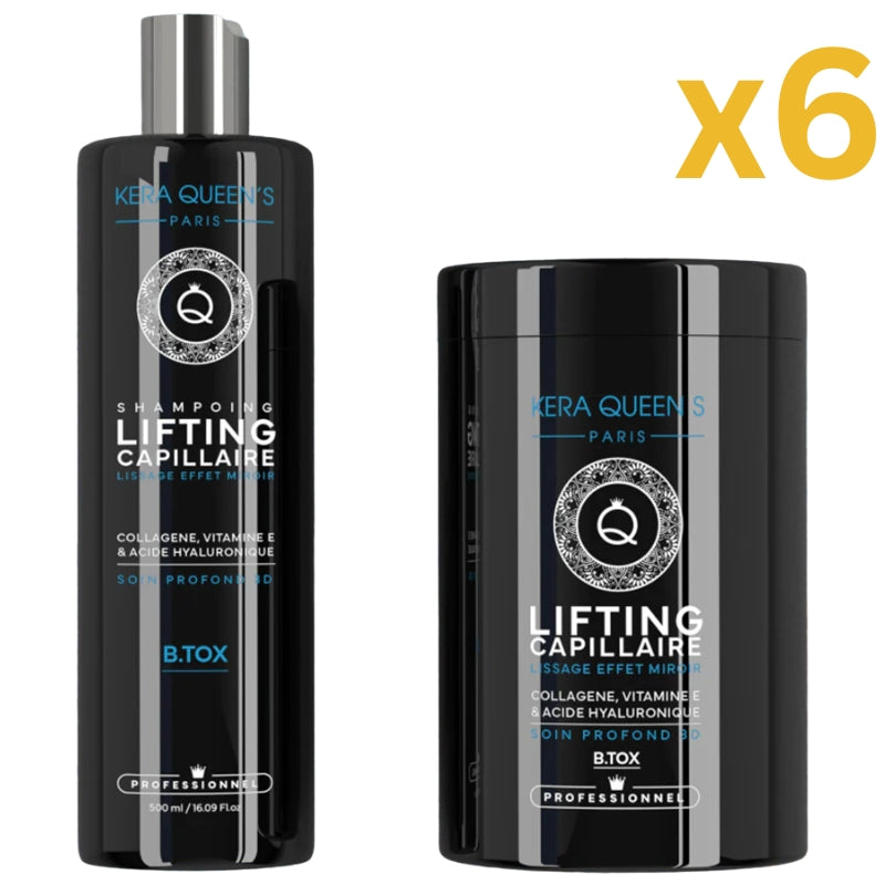 Lot Pour Pro Kit Kera Queen's Lifting Acide Hyaluronique Lissage Expert