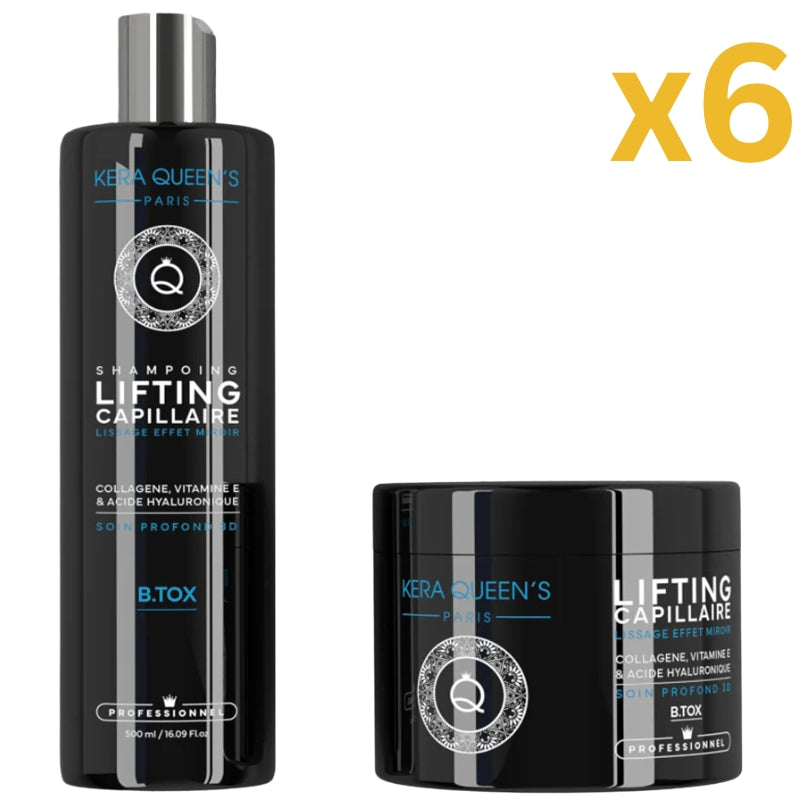 Lot Pour Pro Kit Kera Queen's Lifting Acide Hyaluronique Lissage Expert
