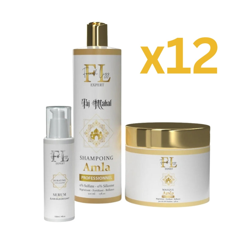 Lot Pour Pro Kit Sans Sulfate French Lizz Amla Lissage Expert