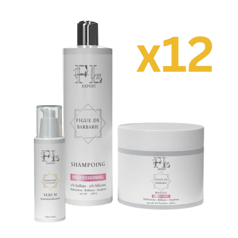 Lot Pour Pro Kit Sans Sulfate French Lizz Figue De Barbarie Lissage Expert