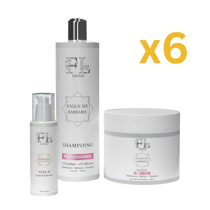 Lot Pour Pro Kit Sans Sulfate French Lizz Figue De Barbarie Lissage Expert
