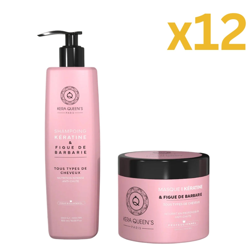 Lot Pour Pro Kit Sans Sulfate Kera Queen's Rituel Figue De Barbarie Lissage Expert