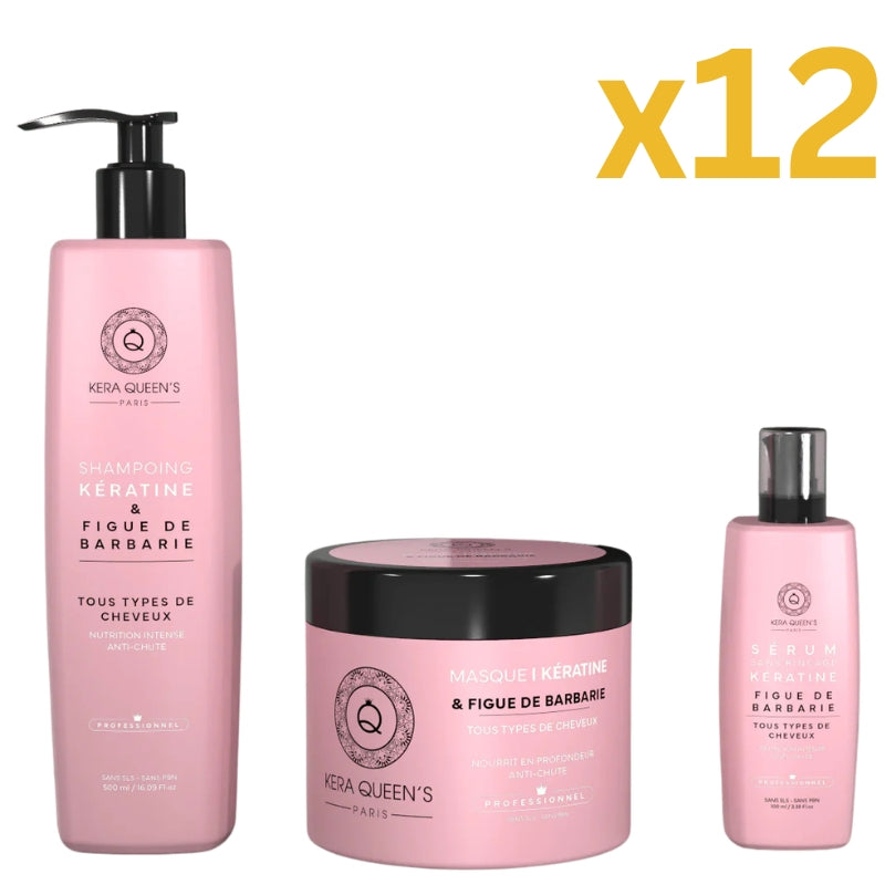Lot Pour Pro Kit Sans Sulfate Kera Queen's Rituel Figue De Barbarie Lissage Expert
