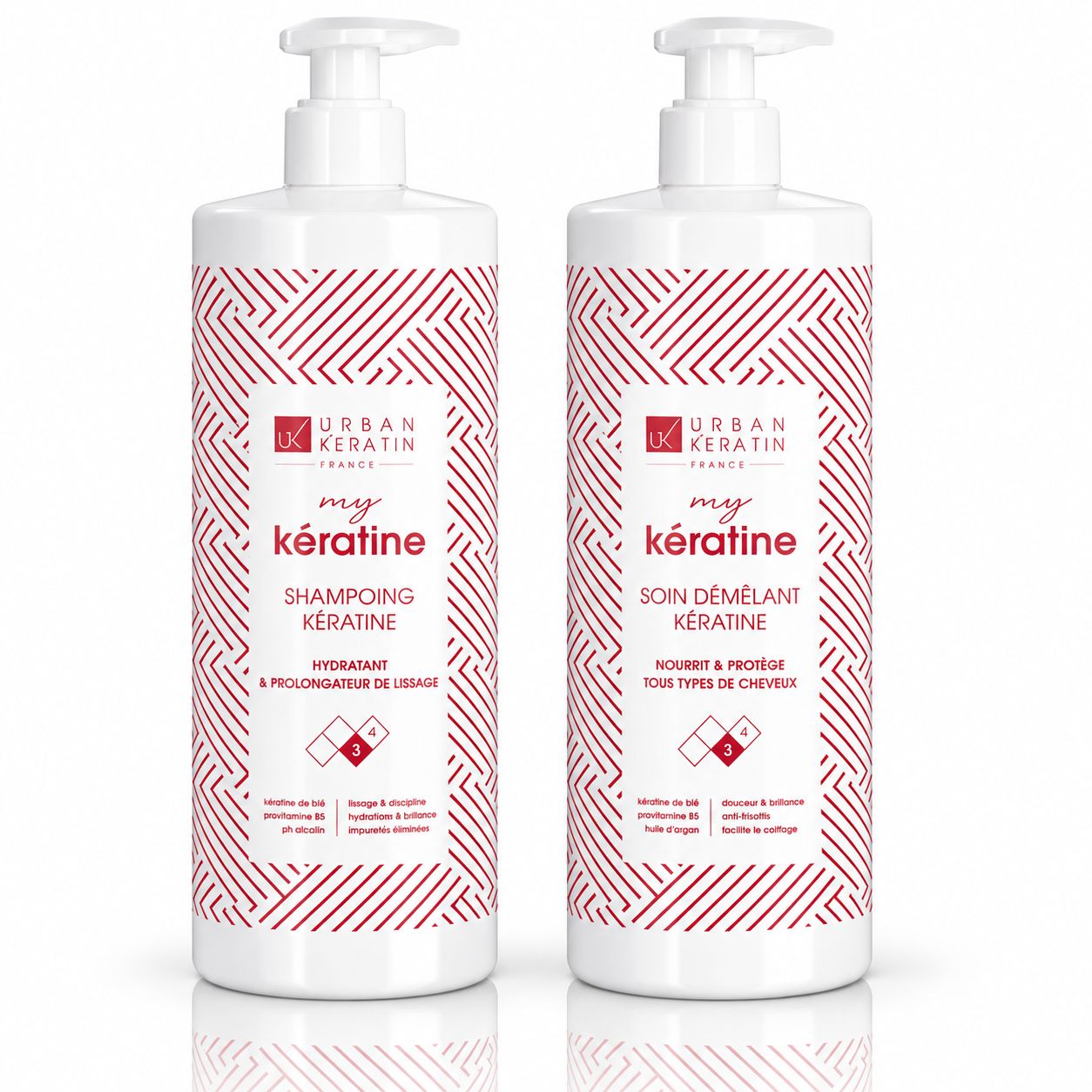 Urban Keratin Duo Kératine Grand Format 1L — Rituel Réparateur Kératine