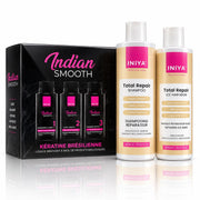 Coffret Lissage Complet Iniya Indian Smooth + Total Repair — Réparation Cheveux Abîmés & Cassants