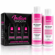 Coffret Lissage Complet Iniya Indian Smooth + Silk Smooth — Entretien Lissage Effet Glacé Brillance Miroir
