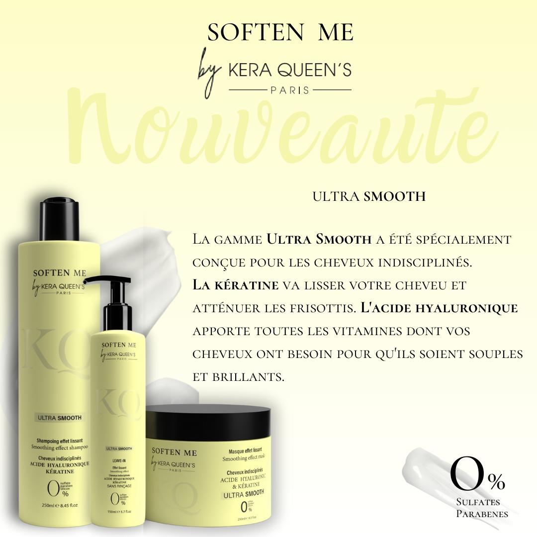 Soin cheveux trio -Ultra Smooth- Sans sulfate - sans parabène - Soften Me 3produits