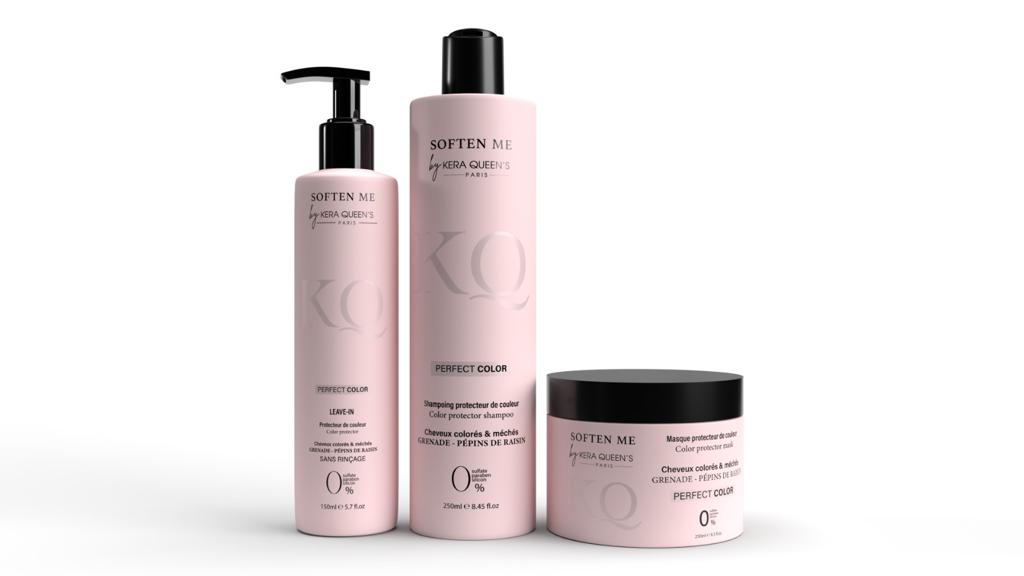 Soin trio - Perfect Couleur - Sans sulfate - sans parabène - Soften Me 3produits