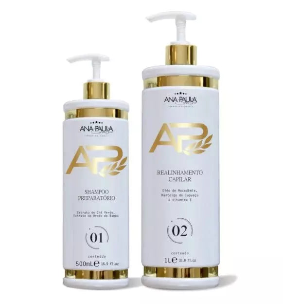 Lissage capillaire Anti-frizz Ana Paula Carvalho 100ml + notice explicative