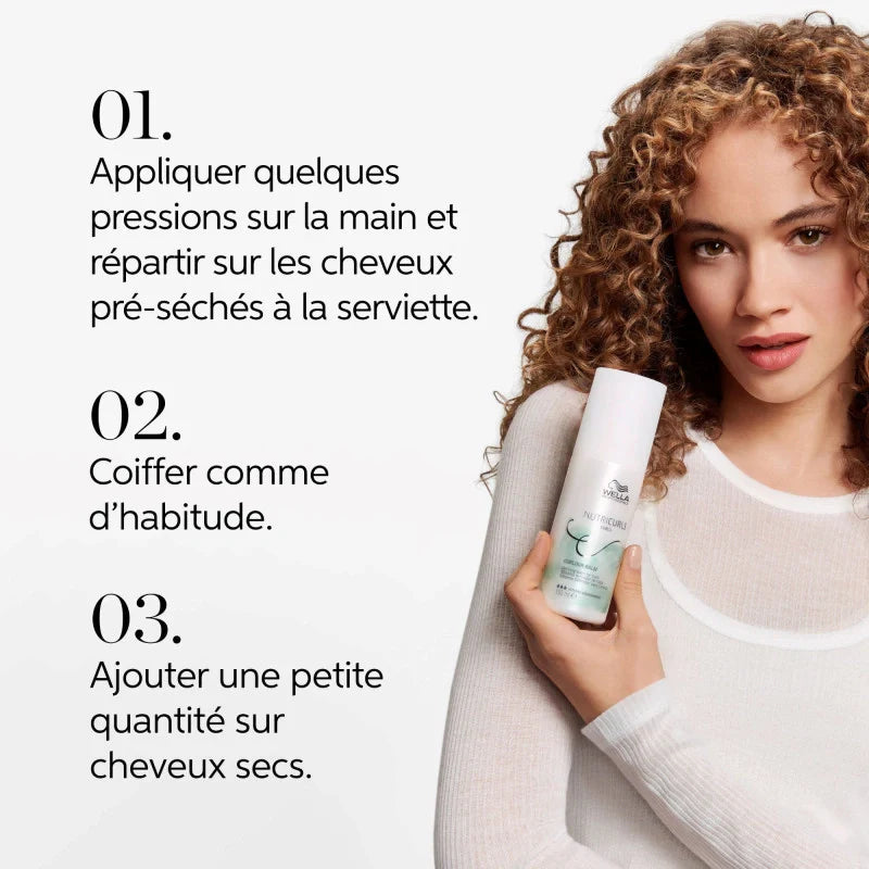 Baume Définition Cheveux Bouclés Curlixir Nutricurls Wella 3