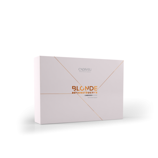 Cadiveu Blonde Reconstructor – Kit Professionnel Reconstruction Cheveux Blonds