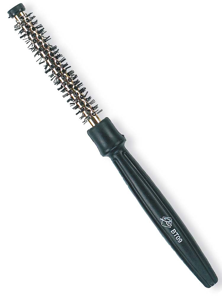 Jacques Seban Brosse Thermique Dorée Gold Serie 9mm Petit Diamètre