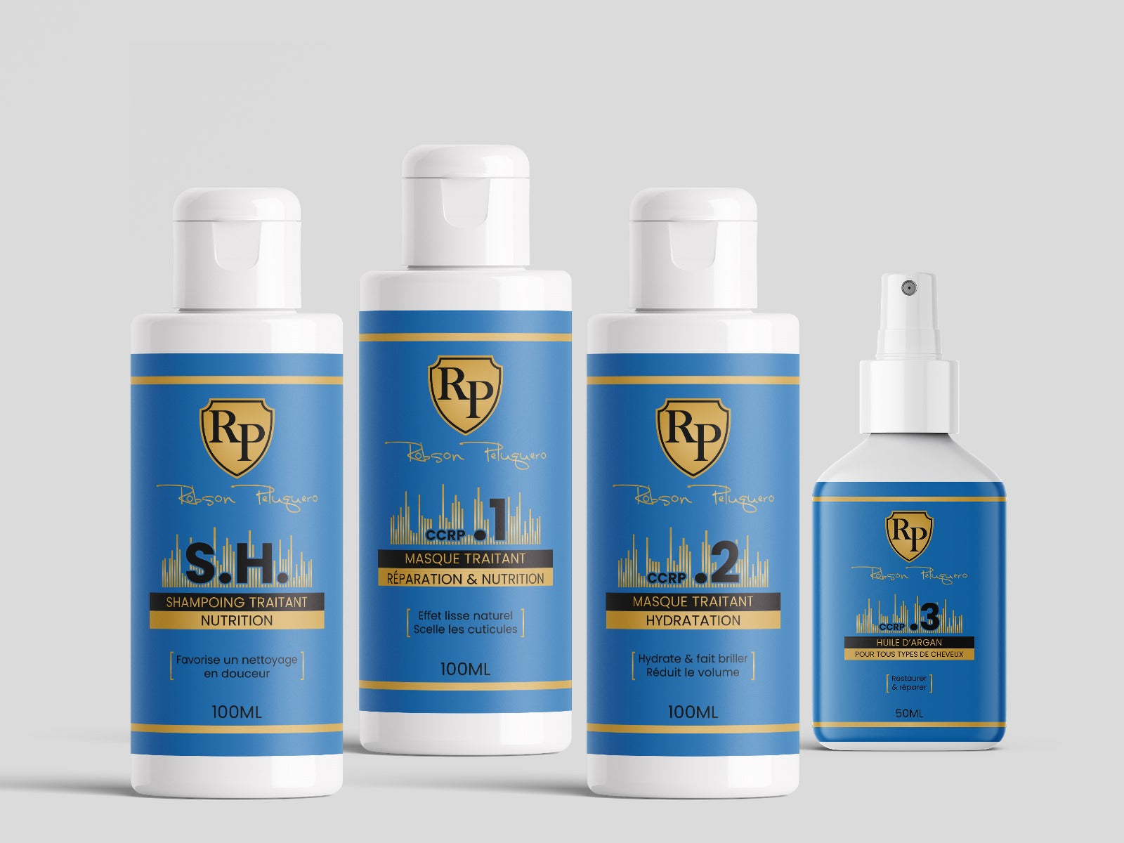 Soin CCRP Robson Peluquero – Reconstruction Capillaire pour Cheveux Abîmés et Élastiques