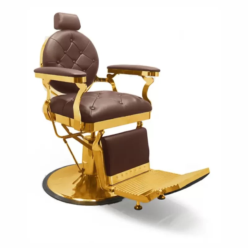 Fauteuil Barber Gold rouge