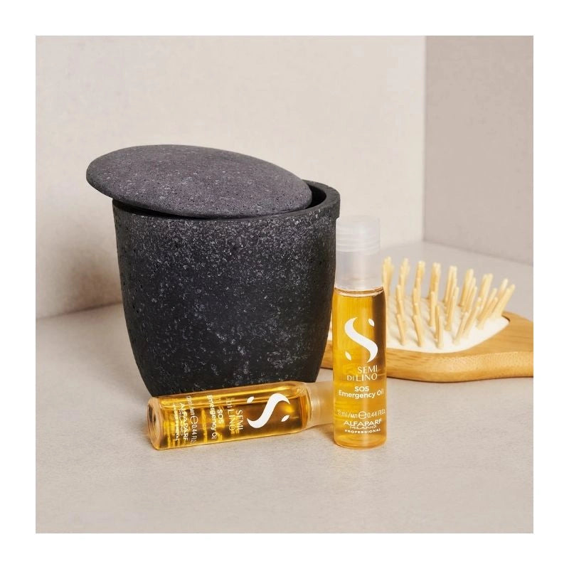 Huile SOS Restructurante Semi Di Lino Reconstruction Capillaire – Anti-Casse & Brillance | 6x13 ml