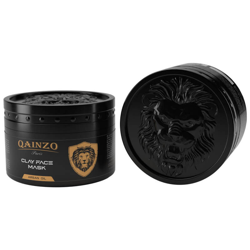 Qainzo Paris Masque Visage Argile Argan 350ml Homme
