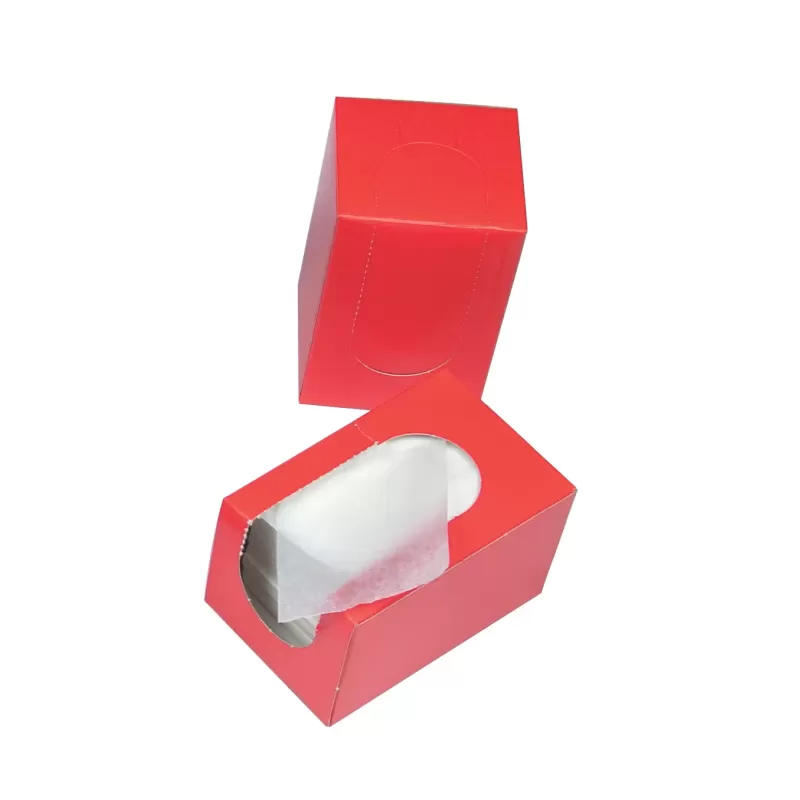 Papiers pointe eco boîte rouge 1000 blancs 75x50mm Cerunik