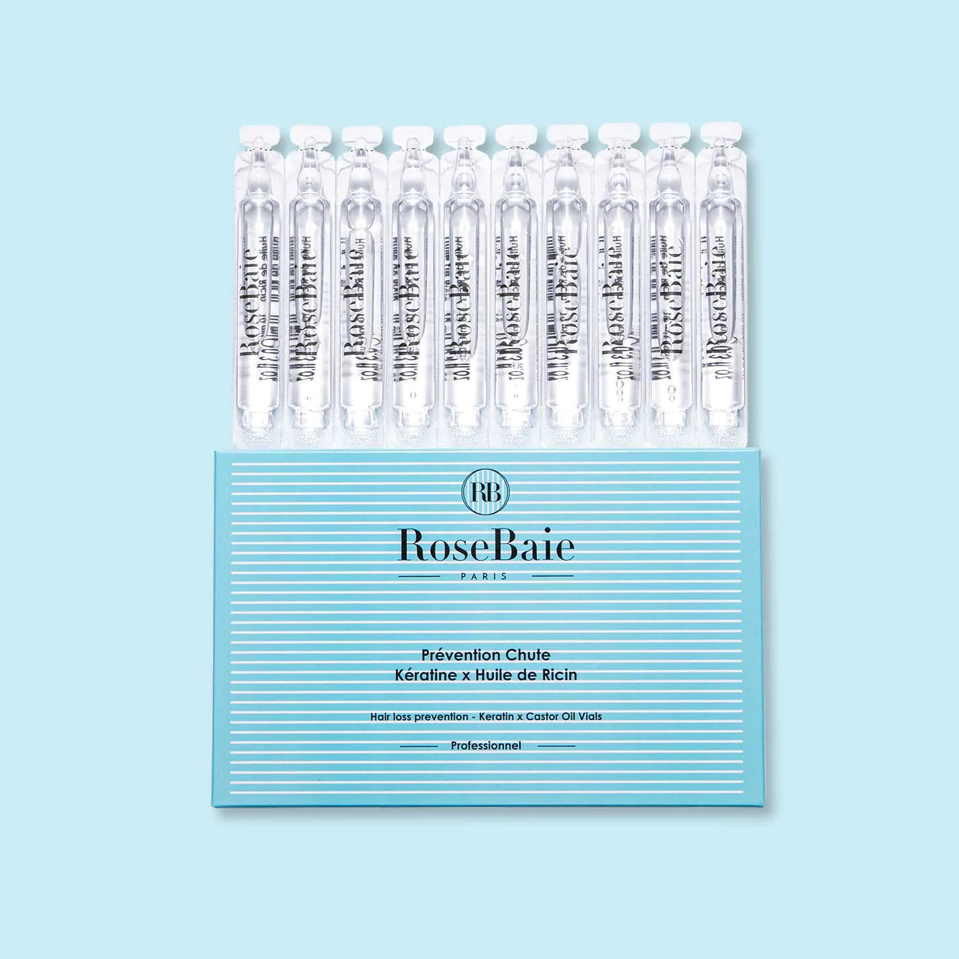 Prévention Antichute cheveux - Kératine x huile de ricin- Réparer & activer la (re)pousse