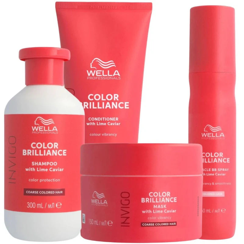 Routine Wella Complète Cheveux Epais Invigo Color Brilliance