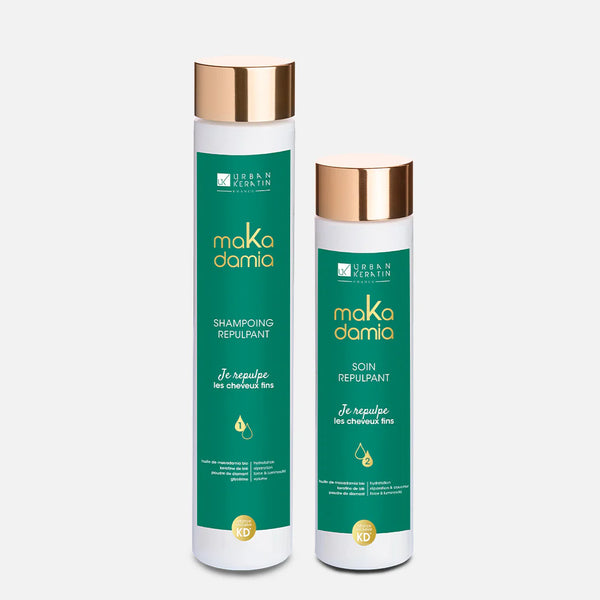 DUO SHAMPOING + SOIN "CHEVEUX FINS" MAKADAMIA