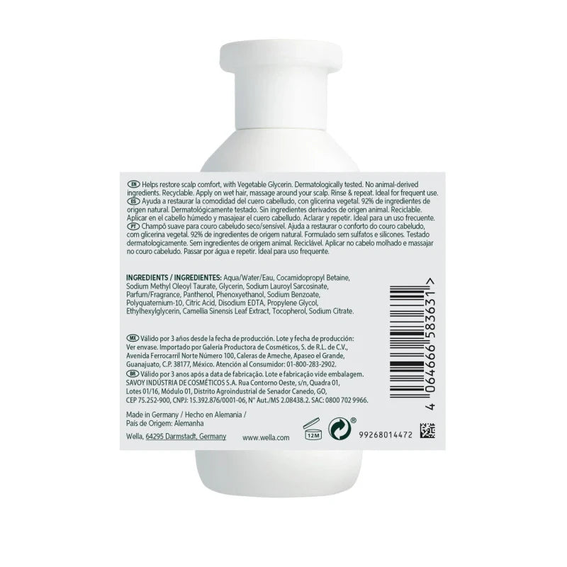 Shampooing Cuir Chevelu Sec & Sensible Elements Calming Wella 9