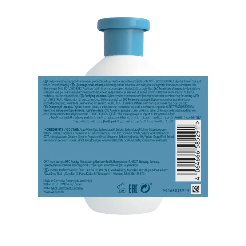 Shampooing Purifiant Cheveux Gras Invigo Balance Wella 6