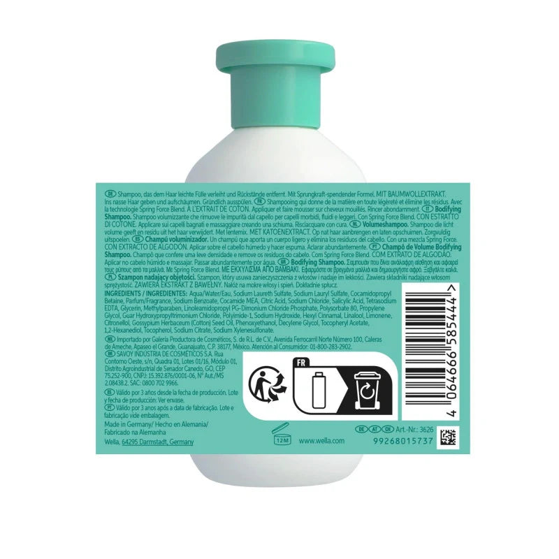 Shampooing Volumisant Invigo Volume Boost Wella 3