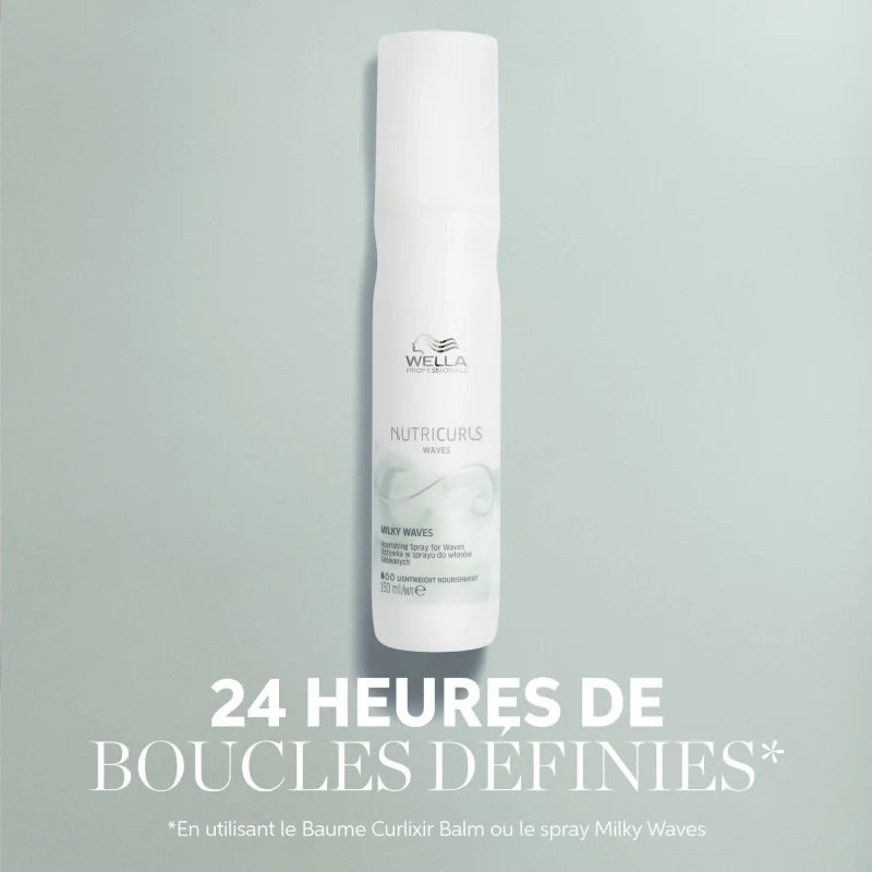 Spray Nourrissant Cheveux Ondulés Milky Waves Nutricurls Wella 2