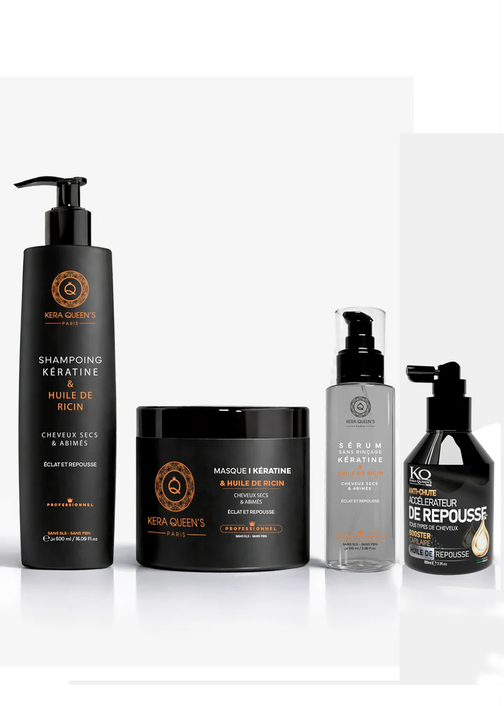 Pack Ricin Repousse Cheveux – Routine Capillaire Kera Queen’s