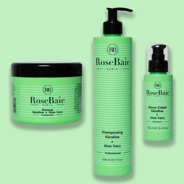 Entretien lissage shampoing sans sulfate - masque & sérum aloe vera