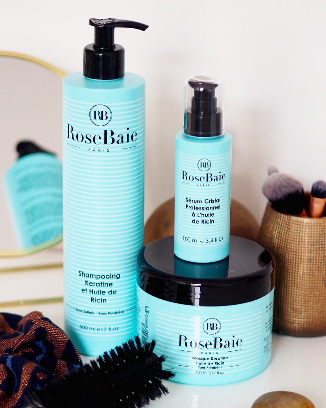 Soins Pour Cheveux Kit Rose Baie Ricin Keraliss lissage Soins Pour Cheveux Kit Rose Baie Ricin Keraliss lissage