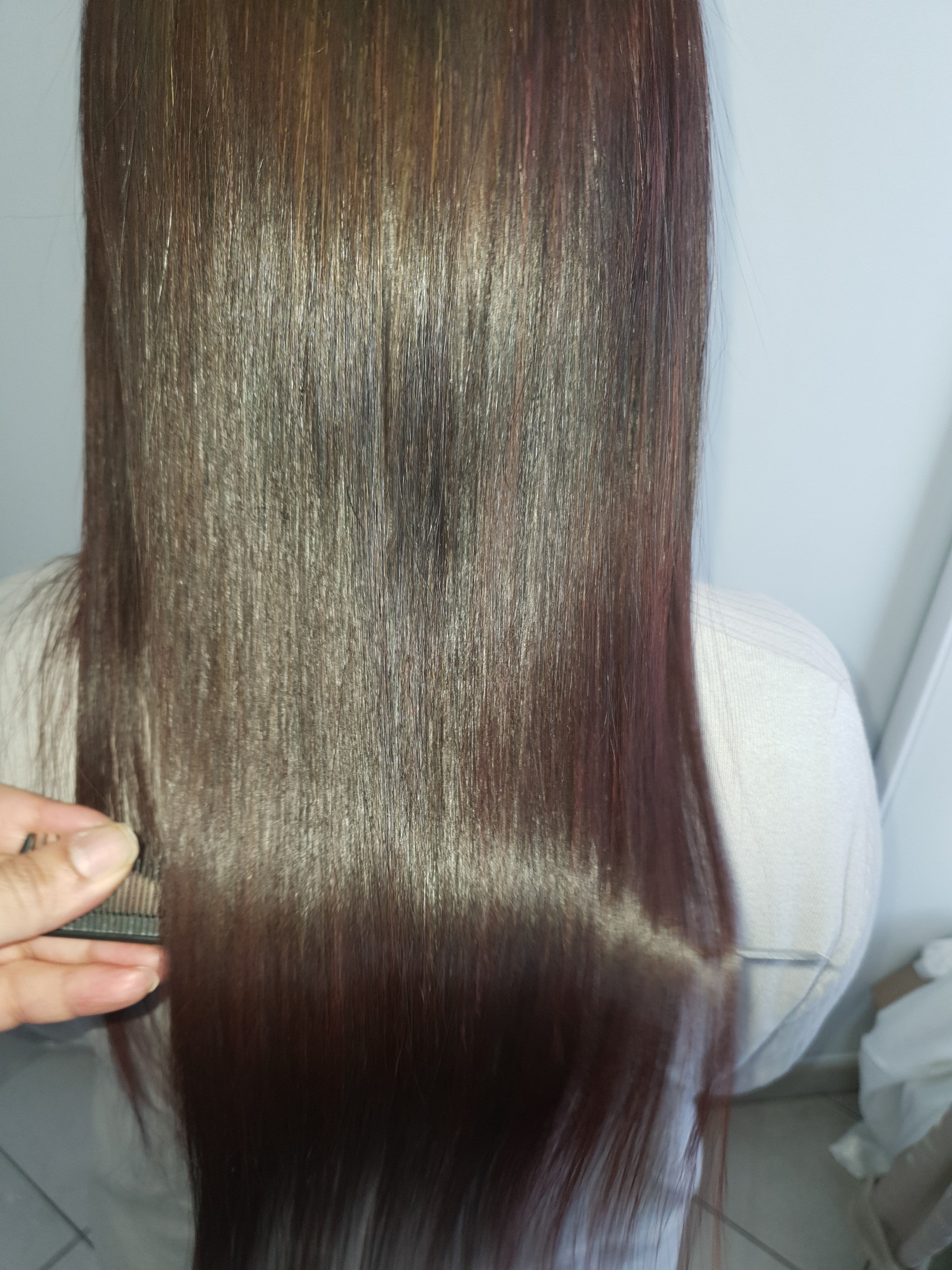 Lissage Indien Professionnel à la Protéine, Collagène & Huiles Naturelles – Effet Glossy – KERAGLOW