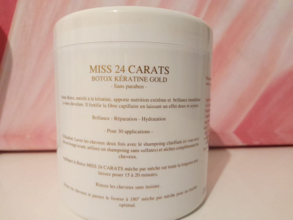 Le Btx Miss 24 Carats brillance et réparation 1kg