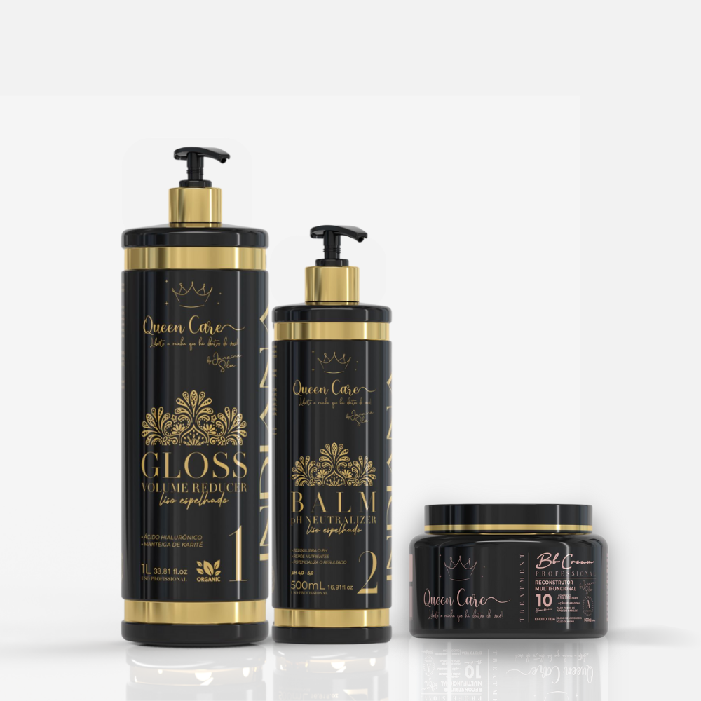 Kit Lissage Indien Queen Care Donna – 3 Produits Pro | Keraliss