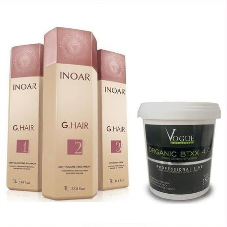 Lissage Brésilien Inoar Ghair & Botox Vogue 4.0