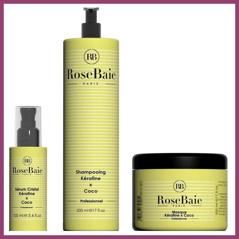 Soin Pour Cheveux Kit Rose Baie Coco Keraliss lissage Soin Pour Cheveux Kit Rose Baie Coco Keraliss lissage
