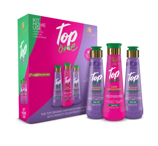 Lissage Brésilien Top One Vitta Gold 3x200ml kits lissage