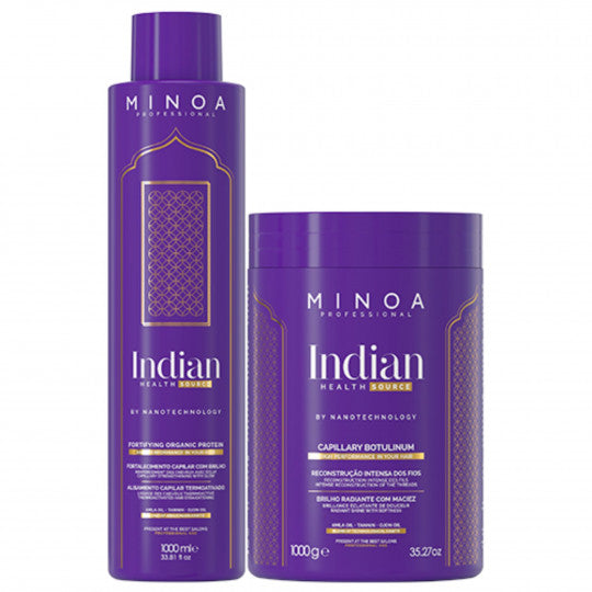 Kit lissage indien 1L & btx Indian Minoa 2 produits