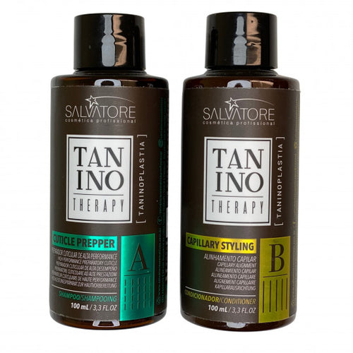 Kit lissage au tanin A & B Tanino Therapy Salvatore 2 produits de 100 ml