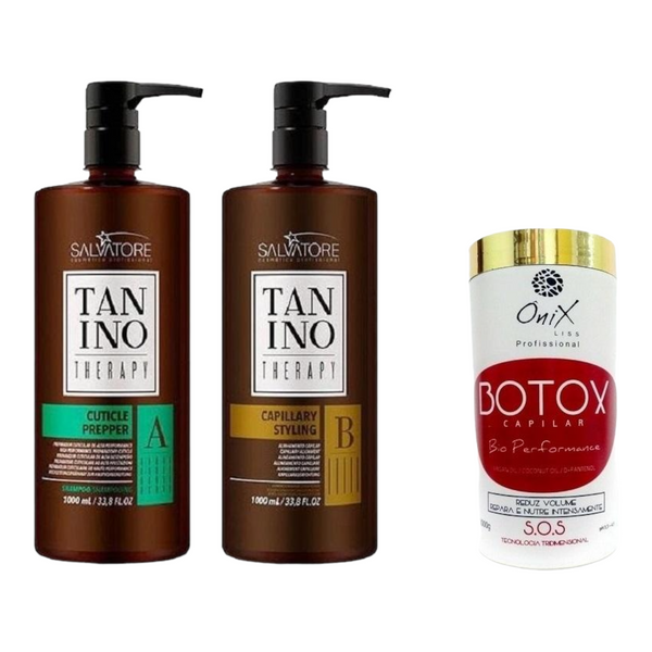 Lissage Au Tanin<br /> Tanino Therapy & Onix Liss 3 produits